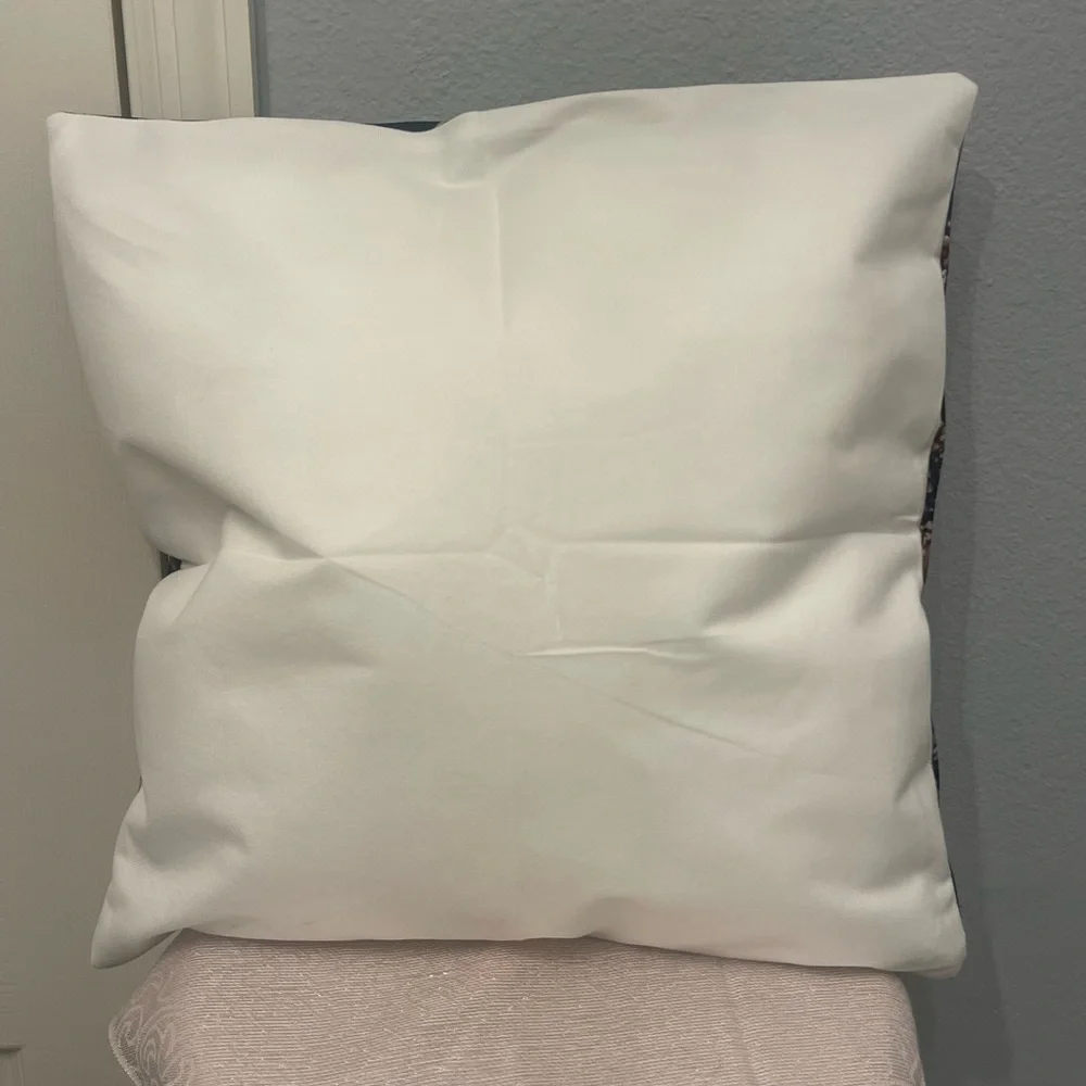 Novelty Screaming Goat Face Decorative Pillow